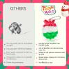 TOANWOD Large 32 PCS Christmas Party Favors for Kids: Christmas Stocking Stuffers Grinch Trinkets, Goodie Bag Stuffers Classroom Prizes Gifts, Fidget Toys Bulk Pop Keychain (32 Keychain + 32 Cards) view 3