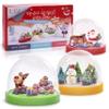 Kipipol Make Your Own Holiday Water Globe Kit  3X DIY Snow Globe Making Kit w/ 3 Figures, 10 Packs of Modeling Clay for Sculpting, Crafts for Girls Ages 4-6, Arts and Crafts for Kids Ages 4-6-8-12 view 1
