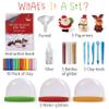 Kipipol Make Your Own Holiday Water Globe Kit  3X DIY Snow Globe Making Kit w/ 3 Figures, 10 Packs of Modeling Clay for Sculpting, Crafts for Girls Ages 4-6, Arts and Crafts for Kids Ages 4-6-8-12 view 2