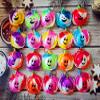 PSDFH 20 Packs Bulk Halloween Pumpkin Fidget Mini Pop for Kids Party Favors and Classroom Students Gifts view 2
