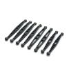 BAIJAC 8Pcs Metal Link Rod Pull Rod Linkage for HB Toys ZP1001 ZP1002 ZP1003 ZP1004 ZP 1001 1/10 RC Crawler Car Upgrade Parts (Color : Black)