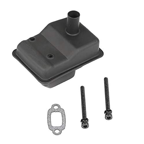Metal Muffler for 23Cc 29Cc 30.5Cc 32.36Cc Engine for 1/5 HPI Baja 5B SS 5T 5SC Rofun Rovan King Motor Rc Car Toys Parts ( Color : Black )