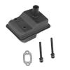Metal Muffler for 23Cc 29Cc 30.5Cc 32.36Cc Engine for 1/5 HPI Baja 5B SS 5T 5SC Rofun Rovan King Motor Rc Car Toys Parts ( Color : Black ) view 1