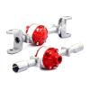 BAIJAC Metal Front Rear Bridge Axle Case Cover for WPL B14 B24 B16 B36 C14 C24 C34 C44 RC Car Upgrade Parts Accessories (Color : Silver) view 3