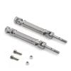2Pcs Metal Stainless Steel Drive Shaft CVD for 1/10 Traxxas Slash Rustler Stampede VXL 4X4 / 2WD RC Car Parts (Color : Silver) view 1