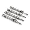 2Pcs Metal Stainless Steel Drive Shaft CVD for 1/10 Traxxas Slash Rustler Stampede VXL 4X4 / 2WD RC Car Parts (Color : Silver) view 4