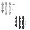 3Pcs Metal Drive Shaft CVD for WPL B16 B36 Q60 Q63 Q64 MN77 FY004 6WD 1/16 RC Car Upgrade Parts ( Color : Black ) view 2