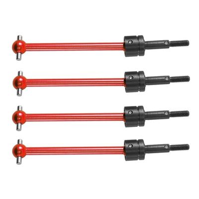 BAIJAC 4Pcs Metal Universal Drive Shaft CVD (64mm) for Tamiya TT02B TT-02B DT02 DT03 DF02 RC Car Upgrade Parts Accessories ( Color : Khaki )