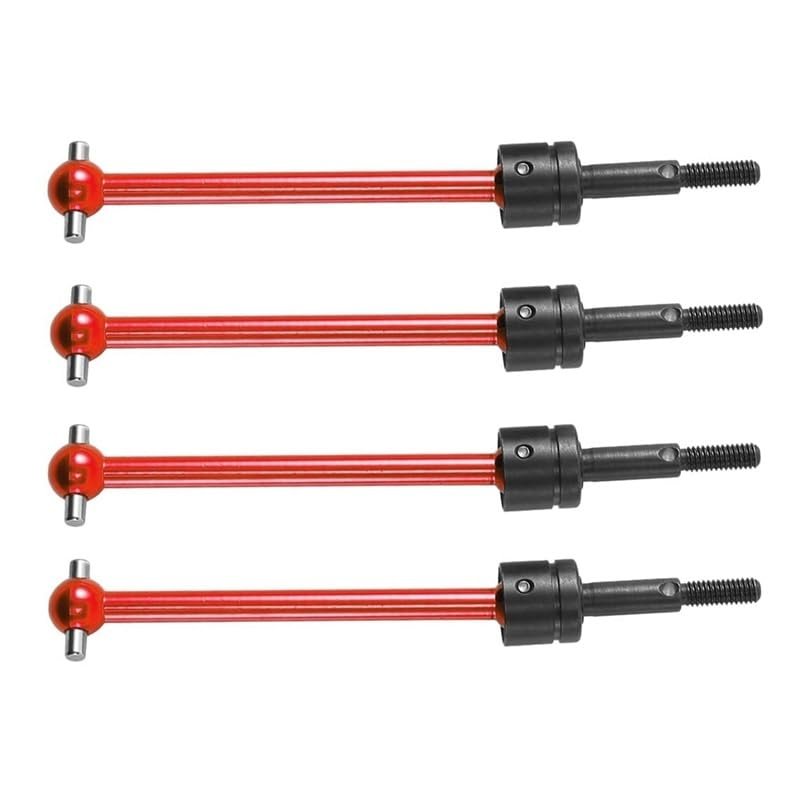 BAIJAC 4Pcs Metal Universal Drive Shaft CVD (64mm) for Tamiya TT02B TT-02B DT02 DT03 DF02 RC Car Upgrade Parts Accessories ( Color : Khaki )