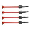 BAIJAC 4Pcs Metal Universal Drive Shaft CVD (64mm) for Tamiya TT02B TT-02B DT02 DT03 DF02 RC Car Upgrade Parts Accessories ( Color : Khaki ) view 1