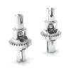 BAIJAC 2Pcs Metal Adjustable Differential for Wltoys 284131 K969 K989 P929 MINI-Q AWD IW04M AMZ 1/28 RC Car Upgrade Parts (Color : Silver) view 1