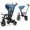 BABY JOY Tricycle, 5 in 1 Toddler Bike W/Removable Push Handle, Reversible Seat, EVA Wheel, Adjustable Canopy, Cup Holder & Storage, Ideal for Kids 1.5-5 Years Old, Tricycle for Toddler (Blue) view 1