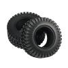 4PCS 75MM 1.55Inch Rubber Wheel Tires Tyre for RC Crawler Car Axial Yeti Jr 90069 D90 TF2 Tamiya CC01 LC70 MST JIMNY (Color : Black) view 4