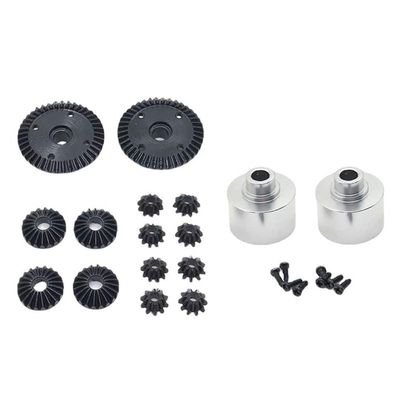 BAIJAC Steel Diff Gear Differential Gears and Metal Differential Shell for Wltoys 104001 1/10 RC Car Upgrade Parts Accessories ( Color : As Shown )