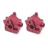 BAIJAC 2Pcs Metal Gearbox Housing Cover EA1049 for JLB Racing Cheetah 11101 21101 J3 Speed 1/10 RC Car Upgrade Parts (Color : Red) view 1