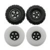 BAIJAC 4Pcs 75mm Tire Tyre Wheel with Foam for MN D90 MN96 MN98 MN99S MN-90 FY003 FY004 RC Car Upgrade Parts Accessories (Color : As Shown) view 4
