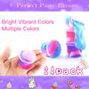 24 Pack Unicorn Galaxy Slime, Party Favor for Kids Girls & Boys, Adults, Non Sticky, Stress & Anxiety Relief, Wet, Super Soft Sludge Toy Easter Basket Filler view 3