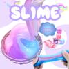 24 Pack Unicorn Galaxy Slime, Party Favor for Kids Girls & Boys, Adults, Non Sticky, Stress & Anxiety Relief, Wet, Super Soft Sludge Toy Easter Basket Filler view 4