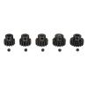 5Pcs 8195 5Mm M1 13T 14T 15T 16T 17T Pinion Motor Gear for Zd Racing 9116/V3 9020-V3 9021-V3 9203 1/8 Rc Car Parts ( Color : Black ) view 1