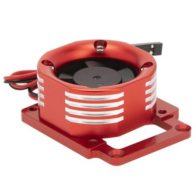 DKKY RC Motor Cooling Fan Heatsink 21000 RPM for Traxxas 1/8 4WD Sledge Motor with LED Light, Red
