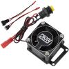 DKKY Sledge 1/8 RC Car 4028 Motor Cooling Fan Heatsink with 21000 RPM for Traxxas Sledge 1/8 Scale 4WD Monster Trcuck, Black view 1