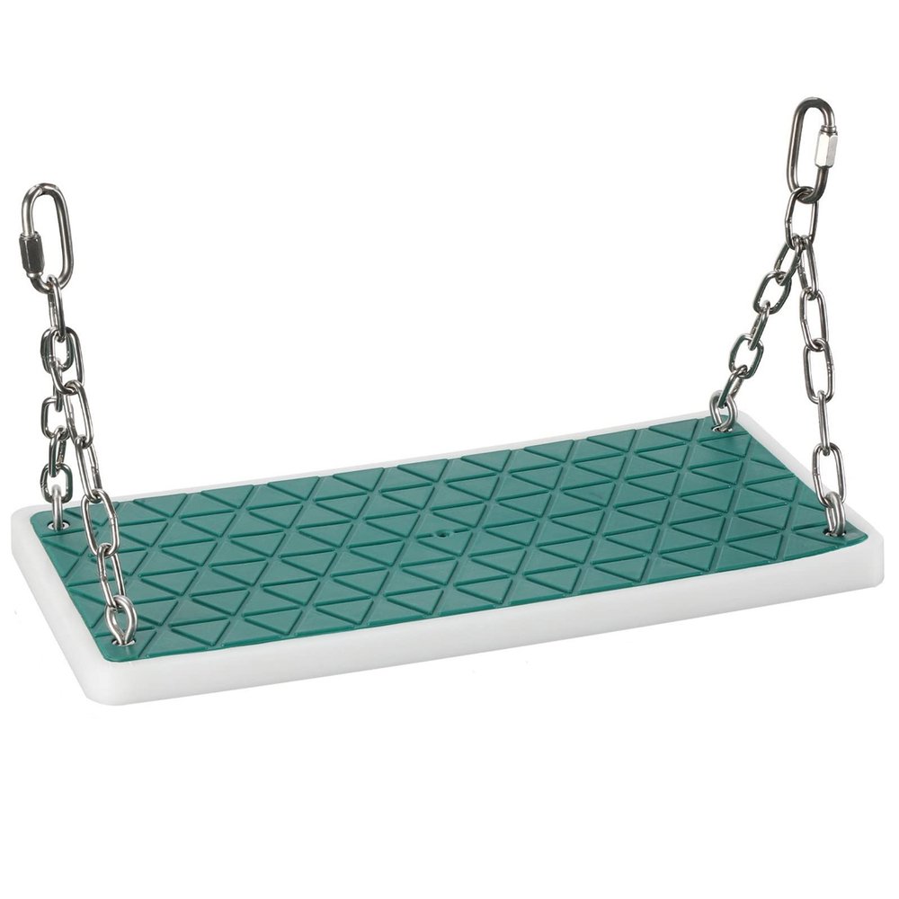 Dakzhou Swing Seat Heavy Duty, Non Slip Tree Swing Set Playground Swing Set Accessories for Kid Indoor Outdoor Backyard,Green