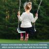 Dakzhou Swing Seat Heavy Duty, Non Slip Tree Swing Set Playground Swing Set Accessories for Kid Indoor Outdoor Backyard,Green view 2