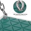 Dakzhou Swing Seat Heavy Duty, Non Slip Tree Swing Set Playground Swing Set Accessories for Kid Indoor Outdoor Backyard,Green view 4