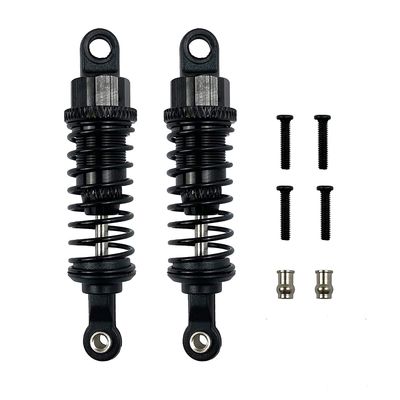 2 PCS Aluminum Shock Absorber Upgrade Parts for Wltoys A959 A969 A979 K929 & WPL C14 C24 & MN D90 D91 99S Rc Car Remote Control ( Color : 2 PCS Black )
