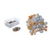 hand2mind-862 Play Money Plastic Coins with Plastic Storage Bin (Pack of 768) & 840A Assorted Plastic Realistic Coins, Set of 96 view 1