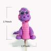 3 Pcs Baby Dinosaur Cake Toppers Miniature Dinosaur Cupcake Inserts for Baby Shower Boys Girls Forest Animals Theme Birthday Party Decor view 3