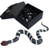 haozaikeji Prank Gift Box Halloween Surprise Horror Box Realistic Snake Mouse Bug Toys Creative Prank Toy Kit Party Favors Decorations April Fools Day view 1
