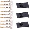 100 Sets of Terminal Connectors 3 Pin Servo Connector Kit Solder to JR Receiver for RC Airplane Model view 1