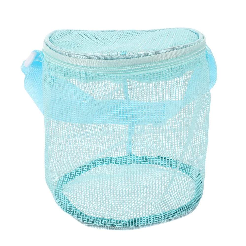 DOITOOL Outdoor Boys and Girls Mesh Bucket Beach Bag Portable Sand Toy Organizer for Beach Play Lightweight and Capacity for Boy Girl of Ages