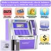 Fishboy ATM Piggy Bank for Kids with Power-Off Memory and Debit Card for Real Money, Onekey Shutdown, Coin Recognition, Target Setting, Bill Feeder, Balance Calculator, Electronic Savings Machine Box view 2