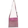 Kids Beach Toys Mesh Bag, Mesh Beach Tote Foldable Storage Beach Storage Bag Swimming Mesh Bag Laundry Tote Backpack Grocery Storage Beach Toys Keep Away from Sand and Water (Pink) view 1