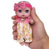 Beem Jun 6" Cute Small Baby Doll Newborn Baby All Vinyl Reborn Baby Dolls for Girls Swivel Mini Dolls 16 cm Crying Baby DIY Toys for Ages 3+(Pink) view 1