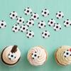 20Pcs Soccer Ball Cupcake Toppers Resin Soccer Cupcake Food Picks Sport Balls Baby Shower Wedding Birthday Party Cake Decorations Supplies view 3