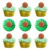 20Pcs Basketball Cupcake Toppers Resin Sports Ball Cupcake Toppers for Boys Kids Men Birthday Favors Sports Theme Party Decorations Supplies view 1