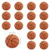 20Pcs Basketball Cupcake Toppers Resin Sports Ball Cupcake Toppers for Boys Kids Men Birthday Favors Sports Theme Party Decorations Supplies view 2