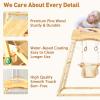 FUNLIO 7-in-1 Wood Indoor Playground for Toddlers 2-5, Montessori Climbing Toys with Solid Pine Wood, Indoor Jungle Gym for Kids with Swing/Slide/Climbing Rock/Net/Ladder/Monkey Bars/Gymnastic Rings view 3