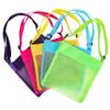 5pcs Kids Beach Toys Mesh Bag, Foldable Storage Beach Storage Bag Swimming Mesh Bag Laundry Tote Backpack Grocery Storage Beach Toys Keep Away from Sand and Water (Purple,Rose Red,Yellow,Blue,Green) view 1