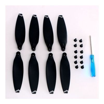 Drone Accessories for FIMI X8 Mini 8PCS Propeller Blade Props Spare Parts Quick-Release CW/CCW Propeller Guard for FIMI X8 Mini Drone Accessories Replaceable (Color : 1 Set Silver)