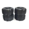 Fancyes Sand Snow Desert Tire Desert Wheels with Paddle Tires for 144001 124019 12424001 1/12, 1/14 1/16 RC Buggy Truck Accessories DIY Modification view 2