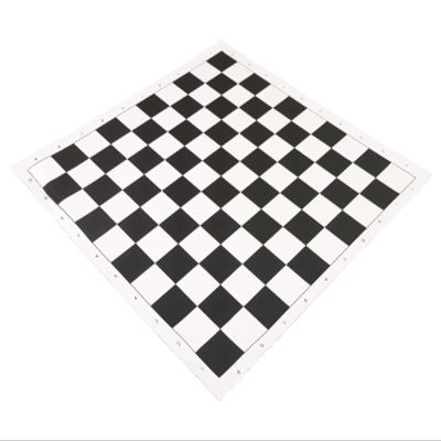 The House of Staunton Vinyl Regulation Tournament Chess Board - 10 x 10 Squares - 2.25" Squares - Black