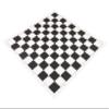 The House of Staunton Vinyl Regulation Tournament Chess Board - 10 x 10 Squares - 2.25" Squares - Black view 1