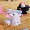American Girl Truly Me 18-inch Doll Pet Purrpley Pink Kittycat with Magnetic Mouth to Hold Her Yarn Toy, For Ages 6+ view 2