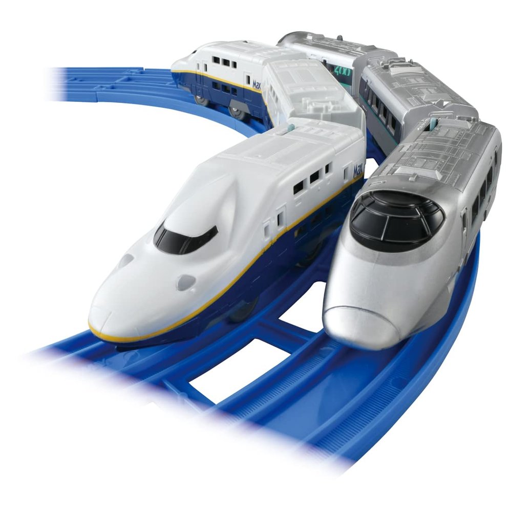 Takara Tomy Plarail Shinkansen YEAR2022 400 Series Tsubasa & E4 Series Max Connection Set
