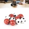 Agatige 10pcs Dollhouse Basketball, 1:12 Miniature Sports Ball Premium Resin Dollhouse Football for Mini Playground view 3