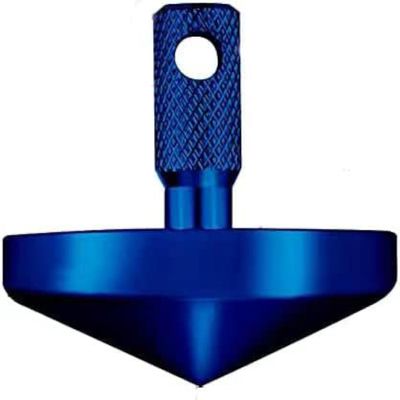 Spinning Top Stainless Steel Precision Gyroscope Spin Anti-Gravity Spinner Top Perfect Balance Desktop Toy, Unique Gift for Men/Adults (Blue)